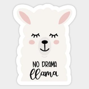 Drama Llama Sticker